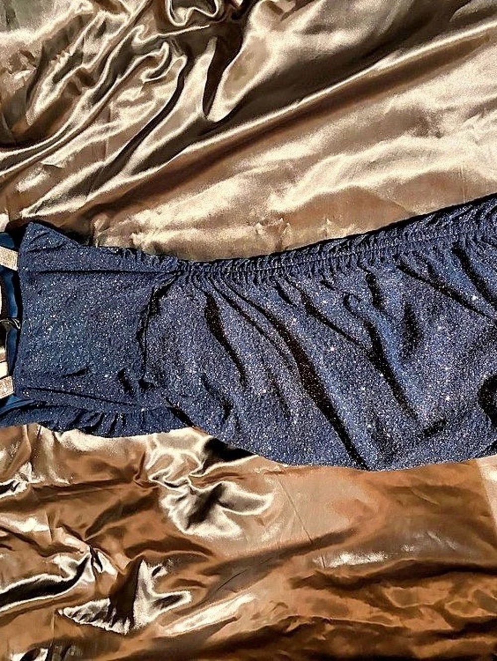 Windsor Sparkle Mini Dress in Blue